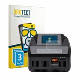 BROTECT - Screenprotector voor Spektrum Smart Charger S1100 G2 - Folie Beschermfolie Beschermglas matte 3 Stuks
