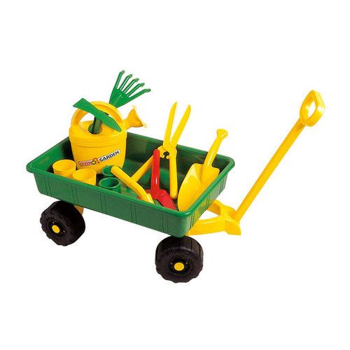 Androni bolderkar met tuinattributen