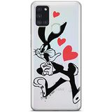 ERT GROUP mobiel telefoonhoesje voor Samsung A21s origineel en officieel erkend Looney Tunes patroon Bugs 002
