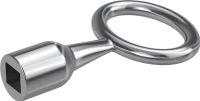 Basi 301V-10 Doornsleutel Argent