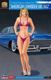 Hasegawa Modelbouwpakket Militaire voertuigen - 52351 12-Real Figurencollectie Nr. 27 - Amerikaanse Lowrider Dame - Figuur Plastic - 1:12 - Modelbouw