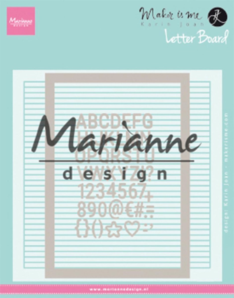 Marianne Design Design folder extra letter board