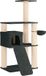 vidaXL Kattentoren met sisal krabpalen Donkergrijs 173 cm