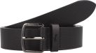LACOSTE Leren Riem Casual Punch Leather Belt W110 Noir Zwart