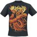 Burning Witches T-shirt - Snake - S tot XXL - voor Mannen - zwart