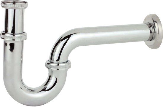 Kirchhoff Buisvormige Sifon - Chroom - 1 1/4" x 32 mm