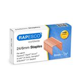 Rapesco S24600Z3 Type 24/6 mm Koperen Verzinkte Nietjes, 1000 Stuks