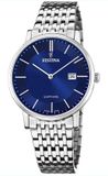 Festina F20018/2 Heren Polshorloge Zilverkleurig Staal Blauw Saffierglas