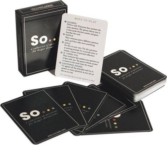 So Cards: A Collection of Questions for Deeper Discussions (Volume Two) - Partyspel - Engels
