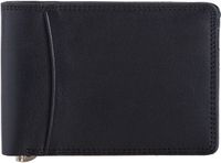 Mywalit Portemonnee RFID Leer 11 cm - Mannen - Horizontaal - black-blue