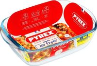 PYREX moule pour friteuse à air, rectangulaire, verre borosilicaté, 23 x 15 cm