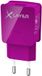 XLayer USB Oplader - USB Stekker - 5V / 2.1A / 10.5W – Universele Oplader - Paars