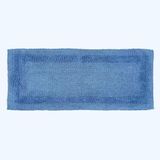 Homescapes badloper blauw 40x100 cm 100% katoen
