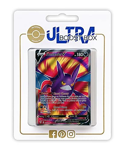 my-booster Nostenfer V (Crobat V) 182/189 Full Art - Ultraboost X Epée et Bouclier 3 Ténèbres Embrasées - Doos met 10 Franse Pokemon kaarten