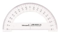 Liderpapel 20436 Kunststof Halve Cirkel Gradenschaal Transparant
