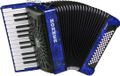 Hohner Bravo II 60 Blauw, Silent Key accordeon