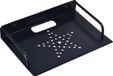 Étagère murale pour électronique - Étagère multimédia flottante pour TV, routeur, lecteur DVD et accessoires - Aluminium spatial (1 niveau, grand)
