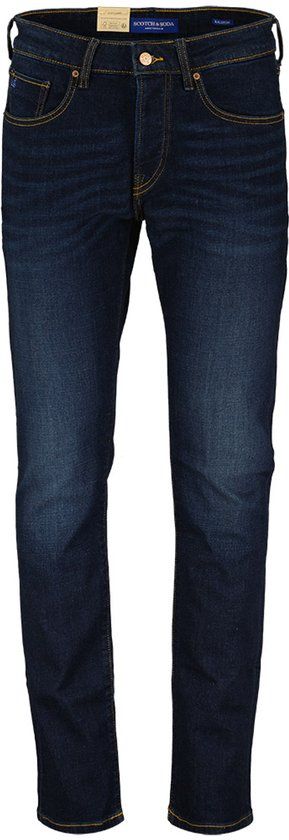 Scotch & Soda Core Ralston Jeans Heren Blauw Slim Fit Katoen