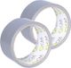 CM Duct tape - gris - 2x rouleaux - 48mm x 10m - intérieur/extérieur