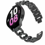 By Qubix Qubix - Metalen ketting band voor Xiaomi Watch S4 - 41mm - Zwart