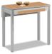 Icecat Table de cuisine extensible, 90x50 cm, avec rallonges, cadre en aluminium, surface stratifiée