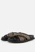 Cellini Raffia Slippers zwart Textiel - Maat 39