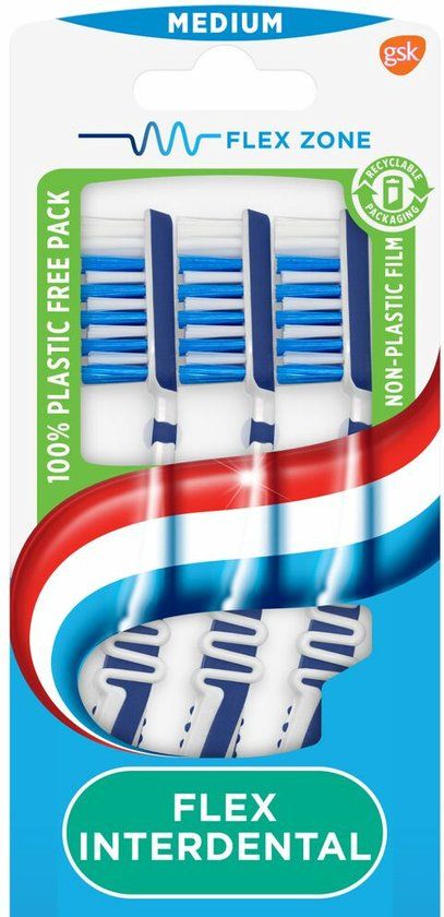 Aquafresh Flex Interdental Tandenborstel Medium - 3 stuks