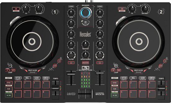 Hercules DJControl Inpulse 300 - DJ Controller - Black