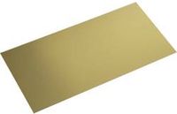 Reely Messing Blik (l x b) 400 mm x 200 mm 0.5 mm 1 stuk(s)