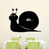 Ambiance Sticker Schoolbordsticker - uitwisbare zelfklevende muurstickers - SLAK SILHOUET - 15x20cm