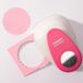 Vaessen Creative Pons - Figuurpons - Cirkel met sierrand - super jumbo - wit