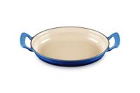 Le Creuset Modern Heritage ovale gietijzeren schaal, azuurblauw