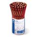 STAEDTLER Noris Club Jumbo 1285 KP50 schrijfstift, hardheid 2B, koker met 50 stuks, rood