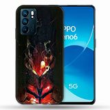 Beschermhoes Oppo Beschermhoes voor Oppo Reno 6 Manga Solo Leveling, grijs
