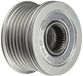 HELLA 9XU 358 039-211 Dynamovrijloop - Schroefdraadmaat: M14x1,5 - Aantal groeven: 6 - Met kap