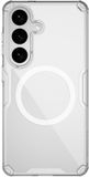 Nillkin Nature Pro Magnetic Hoesje Geschikt voor Samsung Galaxy S26 - Compatibel met MagSafe en Qi2 - Back Cover met Magneet - Wit