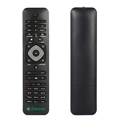 Zerone Universele afstandsbediening voor Philips Smart TV, TV Afstandsbediening Vervanging voor Philips Merk LCD LED TV's