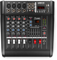 Vonyx AM5A - 5 Kanaals Mengpaneel - Zwart