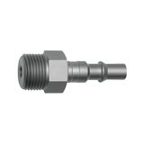 RIEGLER 423.61-NPT nippel voor koppelingen NW 6, ISO 6150 C, staal, NPT 1/4 AG, 1 stuk