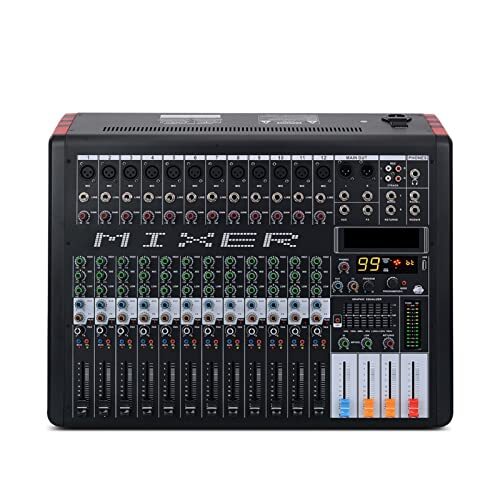 EZGA Miniaudio DJmixer Sound Board 12 Channels Professional Audio