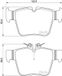 HELLA 8DB 355 024-991 Remblokkenset - T2567