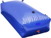 Merkloos / Sans marque MazrekuHome® Watercontainer voor opslag - 1000 liter - Blauw PVC - Opvouwbaar - Netto gewicht 8 kg