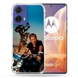 Cokitec Versterkte hoes voor Motorola G85 5G Muziek Johnny Hallyday Moto