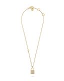 Philipp Plein Jewellery Philipp Plein PJHGA19NU Dames Halsketting Staal Geel Goud 40+5cm