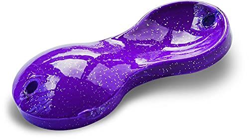 Zebco Flatty Teaser Buttlöffel - 80g - paars-rainbow-glitter