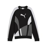 PUMA T7 Relaxed gebreide sweater uniseks, Zwart, Maat M