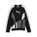PUMA T7 Relaxed gebreide sweater uniseks, Zwart, Maat M