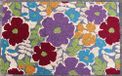 Gift Company deurmat bloemen, Cocco/PVC, 75 x 1,5 x 26 cm