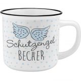 Sheepworld Schutzengel Becher kopje Zwart, Blauw, Wit 0,35 l
