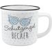Sheepworld Schutzengel Becher kopje Zwart, Blauw, Wit 0,35 l
